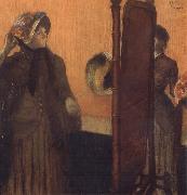 Edgar Degas Cbez la Modiste oil on canvas